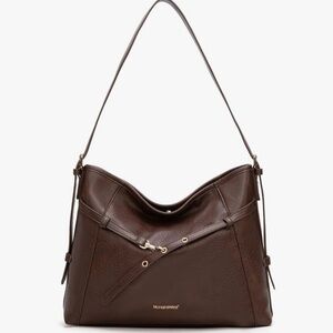 Montana West Dark Brown Hobo Bag
